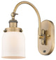 Bell Sconce, Brushed Brass, Matte White, Matte White
