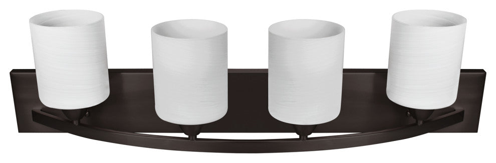 Nuk3y Modern Bathroom Vanity Light Fixture, Oil Rubbed Bronze, 4 Lights