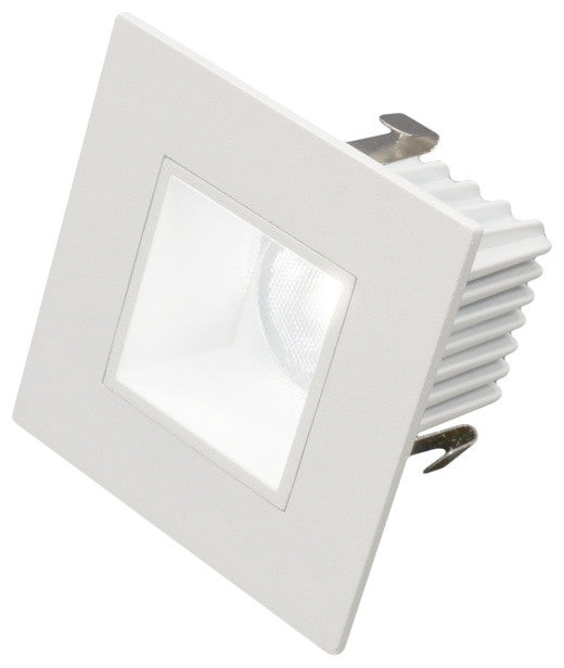 NICOR DQR2-10-120-2K-WH 2" Square LED Downlight, White, 2700K