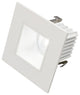NICOR DQR2-10-120-2K-WH 2" Square LED Downlight, White, 2700K