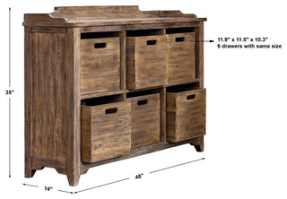 Uttermost Ardusin Driftwood Hobby Cupboard