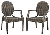 Casper Outdoor Patio Dining Armchair Set of 2