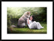 "Saved by the wolf" Framed Digital Print by Ghizzi Panizza Alberto, 30x22"