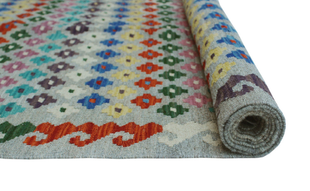 Sangat Kilim Kosoko Grey Rug