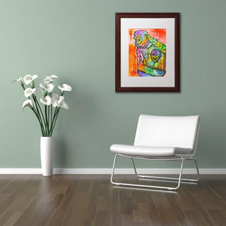 Dean Russo 'Monkey 1' Framed Art, 11x14, Wood Frame, White Mat