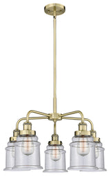 Innovations Whitney 5 24" Chandelier Antique Brass