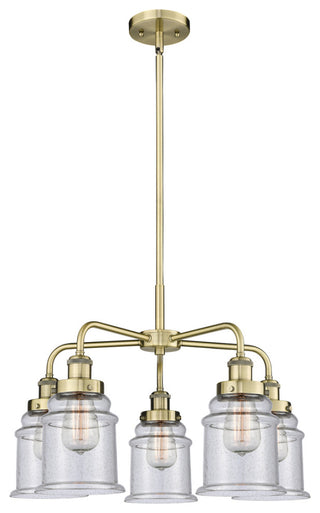 Innovations Whitney 5 24" Chandelier Antique Brass