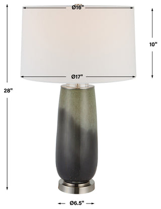 Uttermost Campa GrayBlue Table Lamp