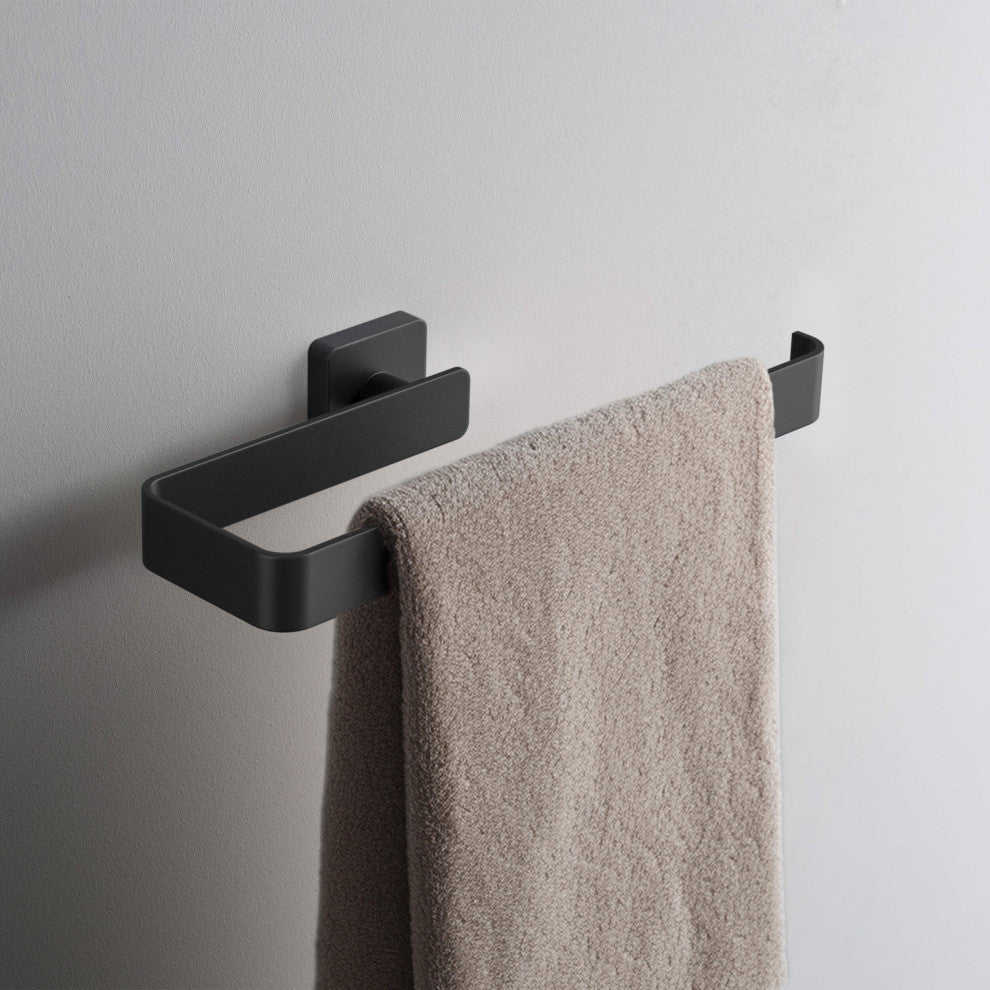 Blaze 2 Piece Bathroom Hardware Set, Matte Black
