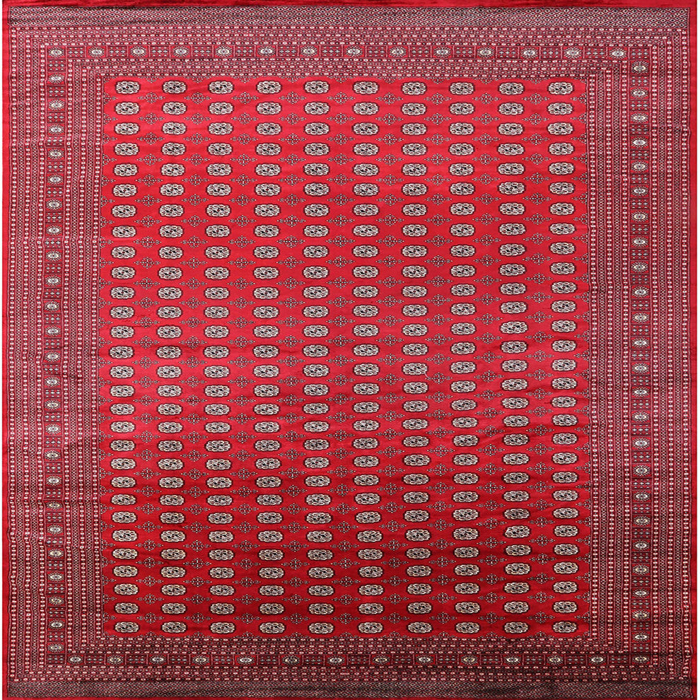 Ahgly Company Indoor Square Mid-Century Modern Area Rugs, 8' Square