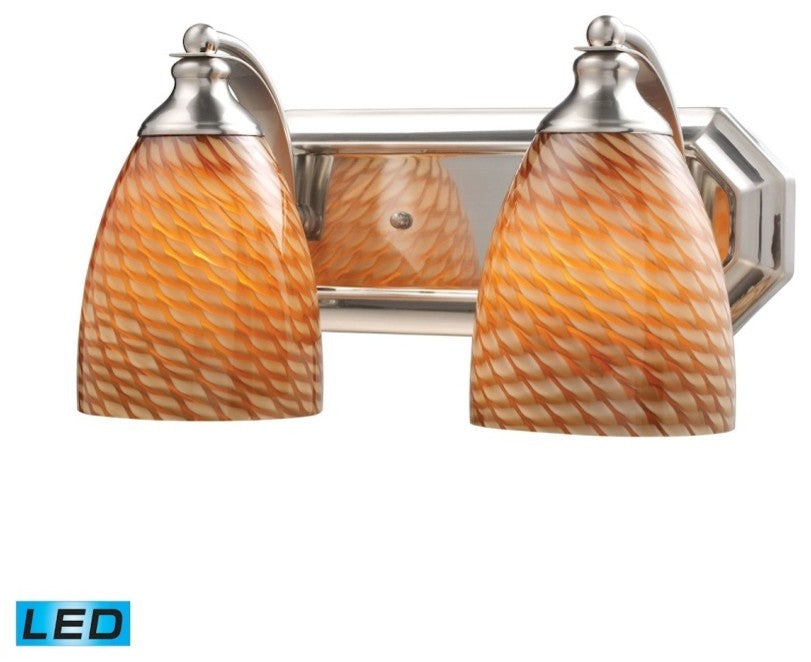 ELK Lighting Bath And Spa 2-Light Vanity Light - 570-2N-C-LED