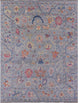 Turkish Oushak Handmade Wool Rug 9' 1" X 11' 11" - Q16131