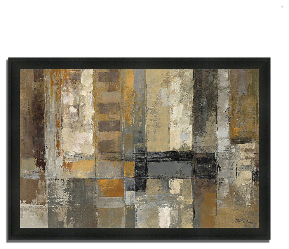 "One Way Street" By Silvia Vassileva, Framed Painting Print, Ready To Hang