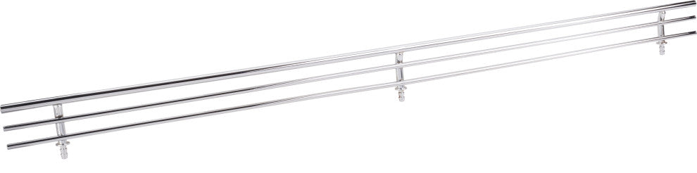 Chrome 23" Shoe Fence for Shelving