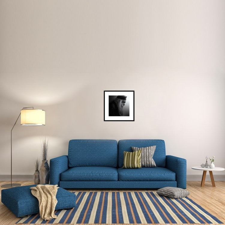 "The Monk" Framed Digital Print by Robert Semnic, 24x24"