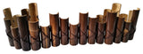 Picket Style Split Natural Black Bamboo Edging