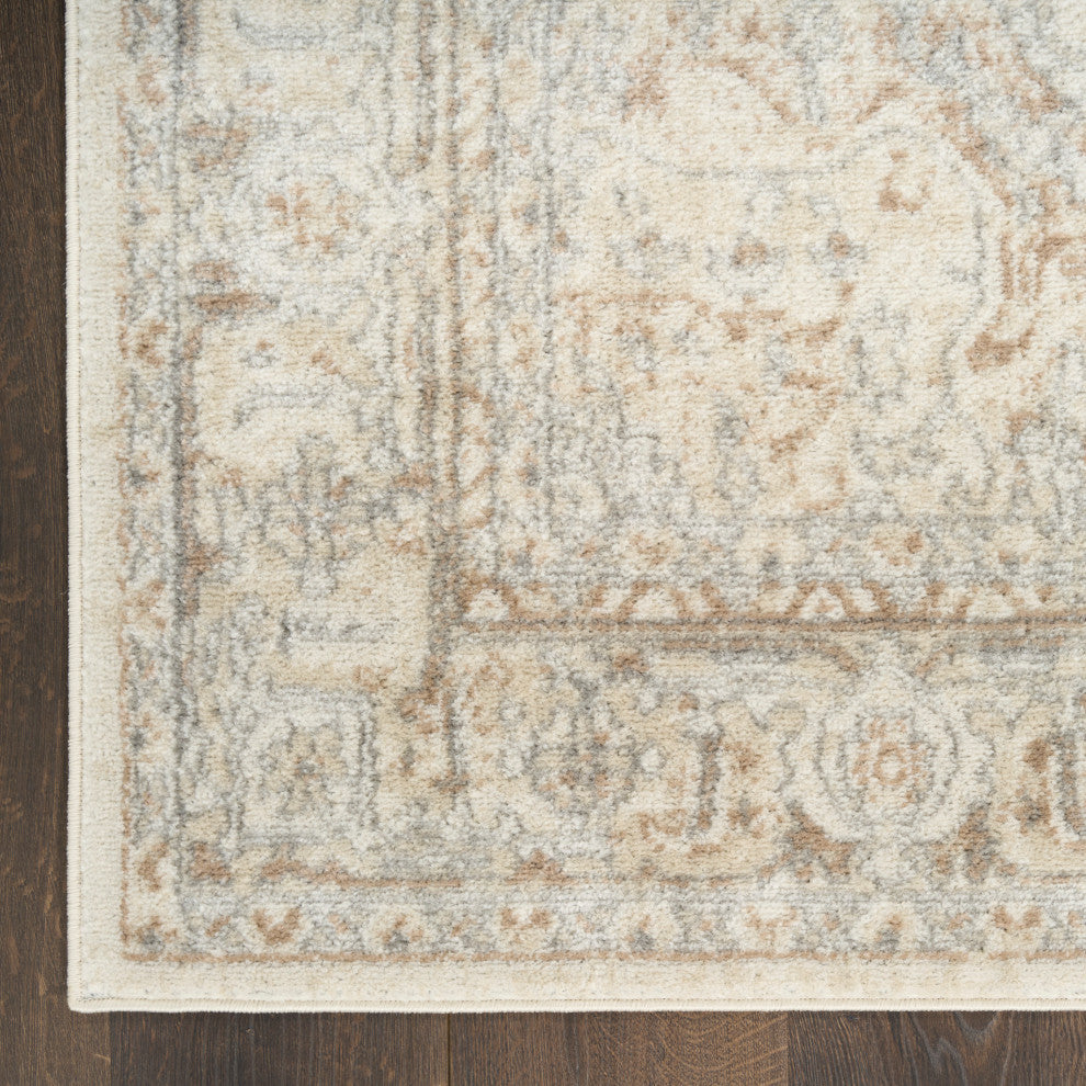 Nourison Quarry 3'9" x 5'9" Beige Vintage Indoor Rug