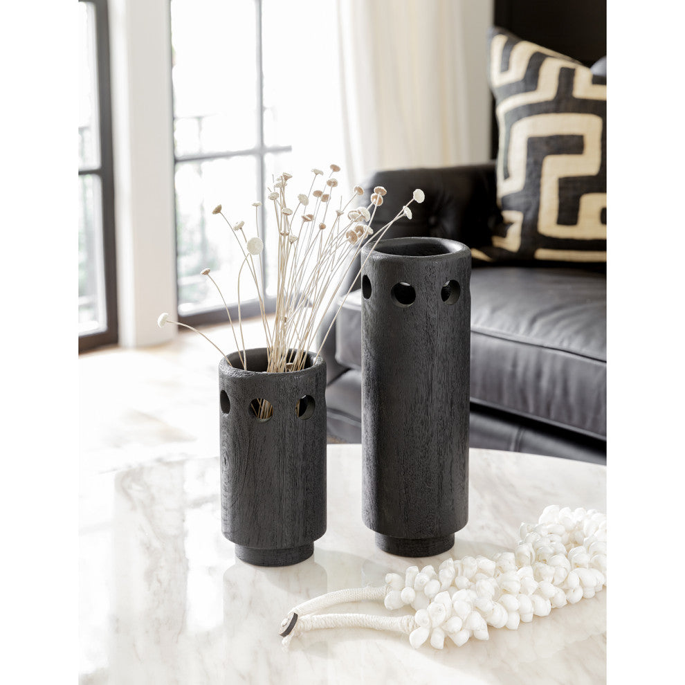 Regina Andrew Savior Vase Set/Black