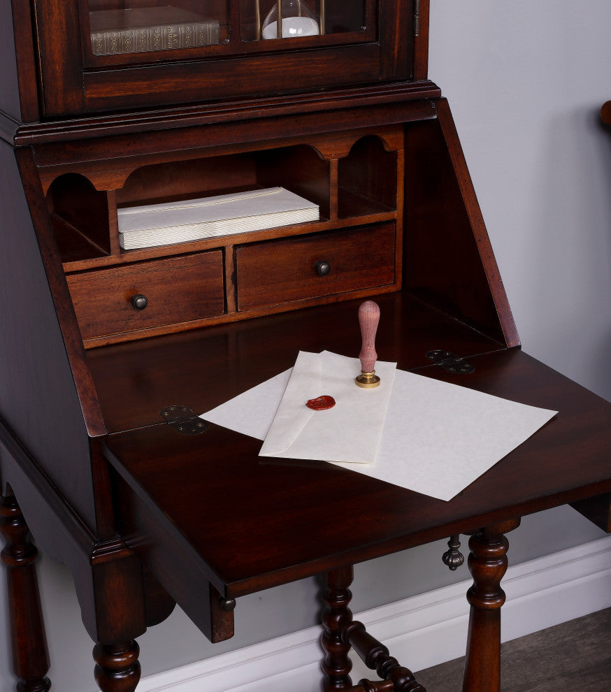 Newlark Secretary Desk, Brown