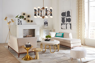 Caracas 16-Light Chandelier, Black