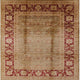 Ahgly Company Indoor Square Mid-Century Modern Area Rugs, 4' Square