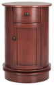 Safavieh Tabitha Oval Swivel Accent Table, Red