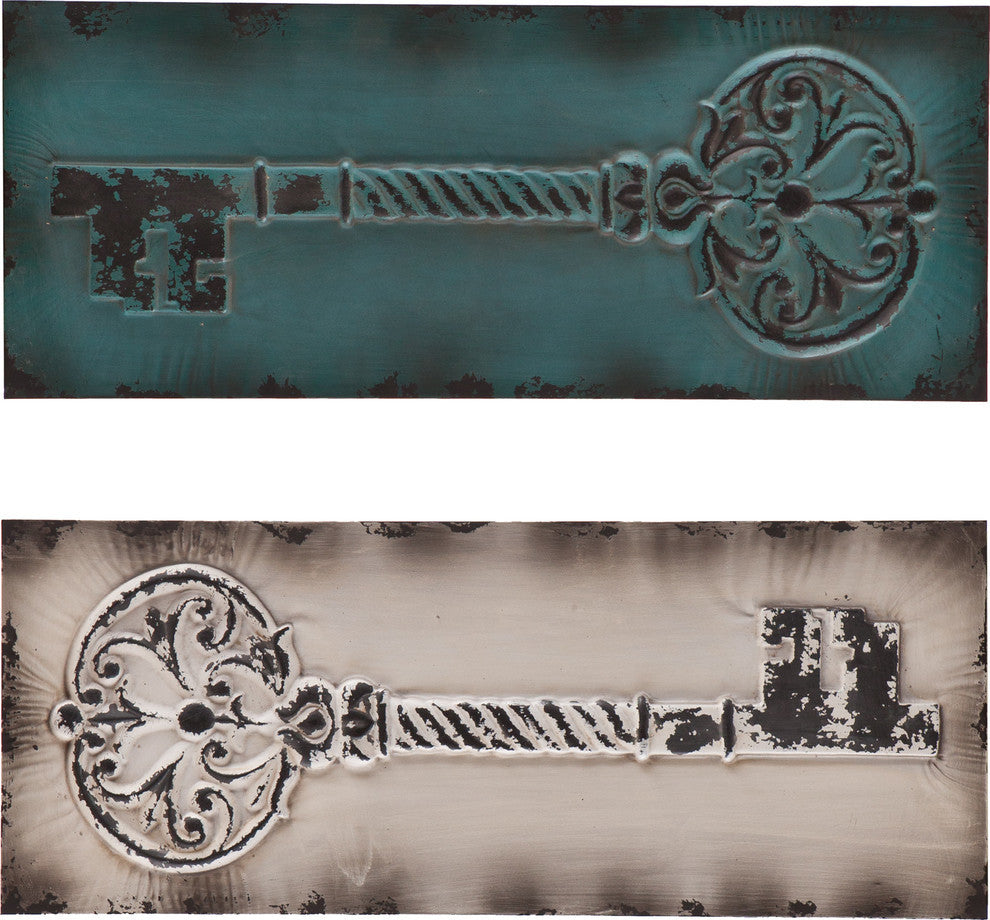 Key Decorative Wall Panels, 2-Piece Set