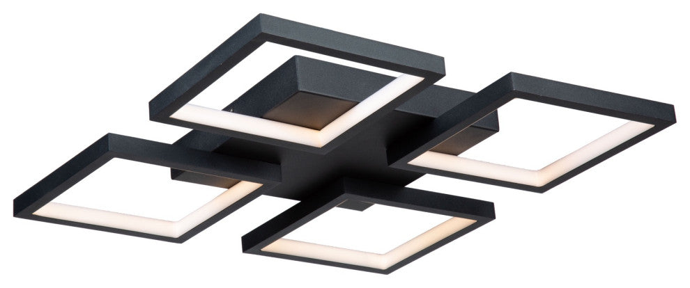 Graymar 24W LED Flush Mount, Black