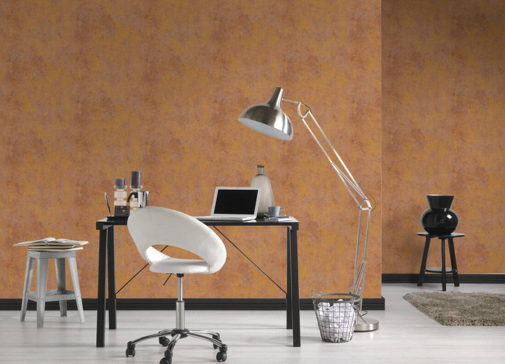 Plain Textured Wallpaper Featuring Painted Wall, Light, 374253
