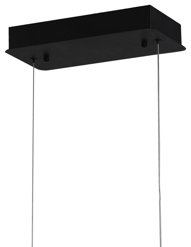 Juliette LED Chandelier With Black Finish