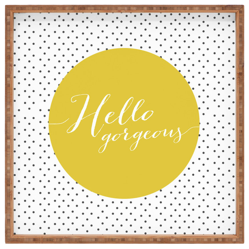 Allyson Johnson Hello Gorgeous Square Tray