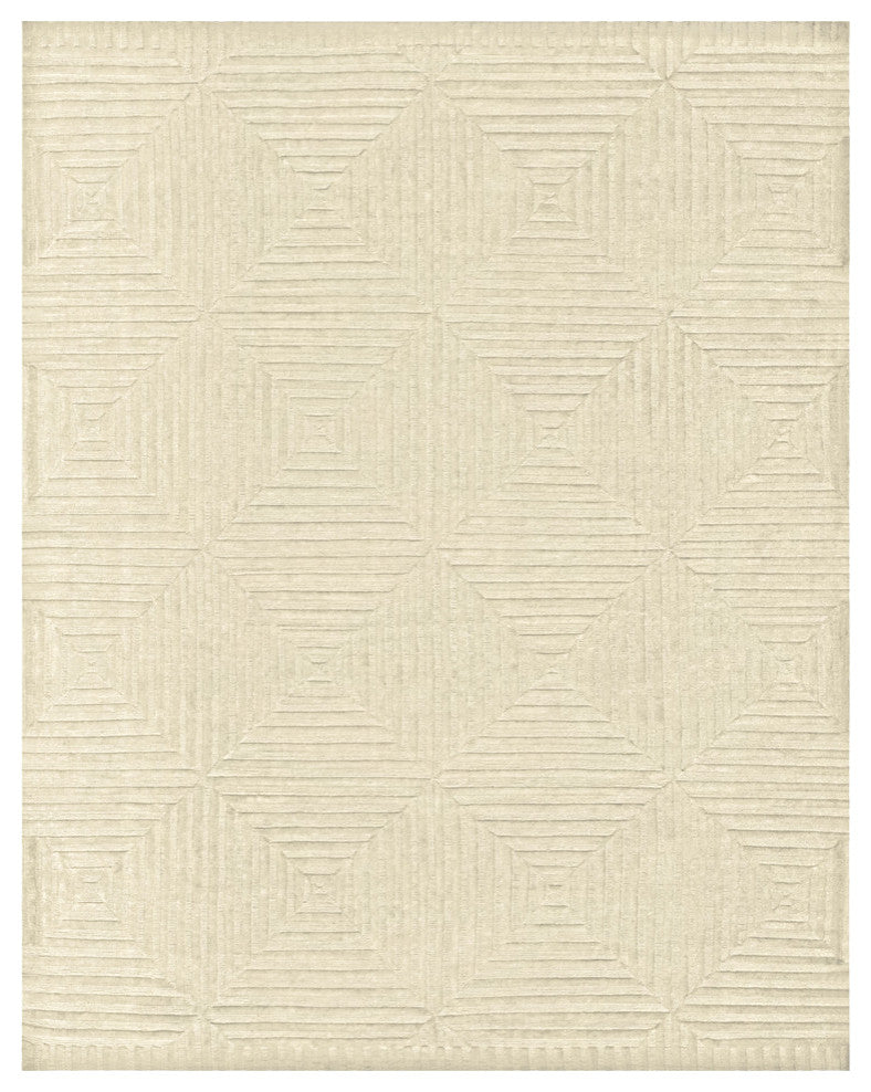 Weave & Wander Calistoga Rug, Ivory, 4'x6'