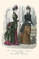 Newest French Fashions - 1884 - Fine Art Giclee Print 24" x 36"