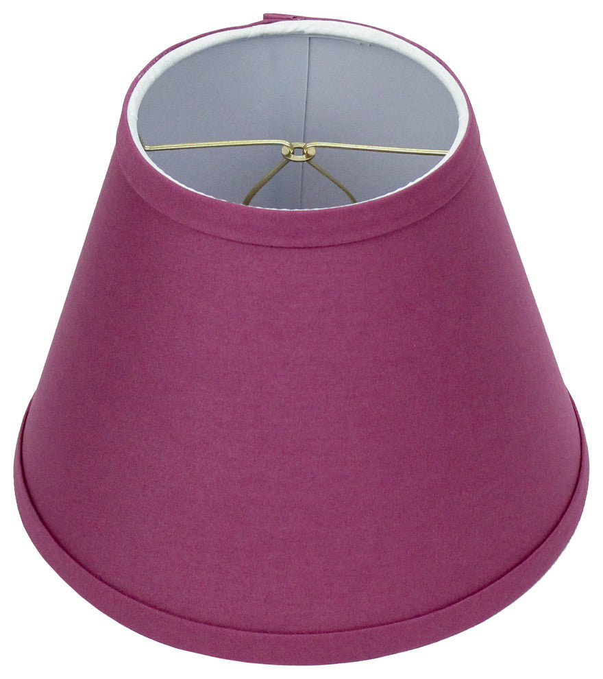 Fenchel Shades, 5"x9"x7" Bulb Clip Attachment Empire Lamp Shade, Linen