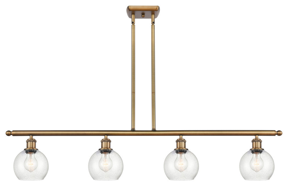 INNOVATIONS LIGHTING 516-4I-BB-G124-6-LED Athens Island Light