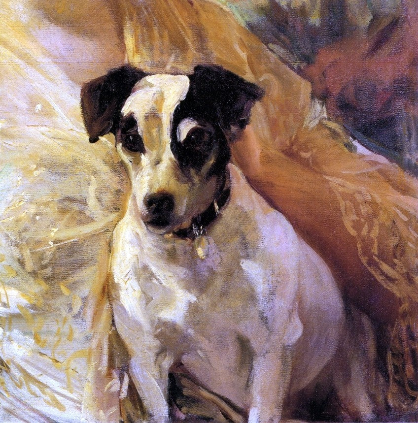 Joaquin Sorolla Y Bastida Portrait of a Jack Russell Wall Decal