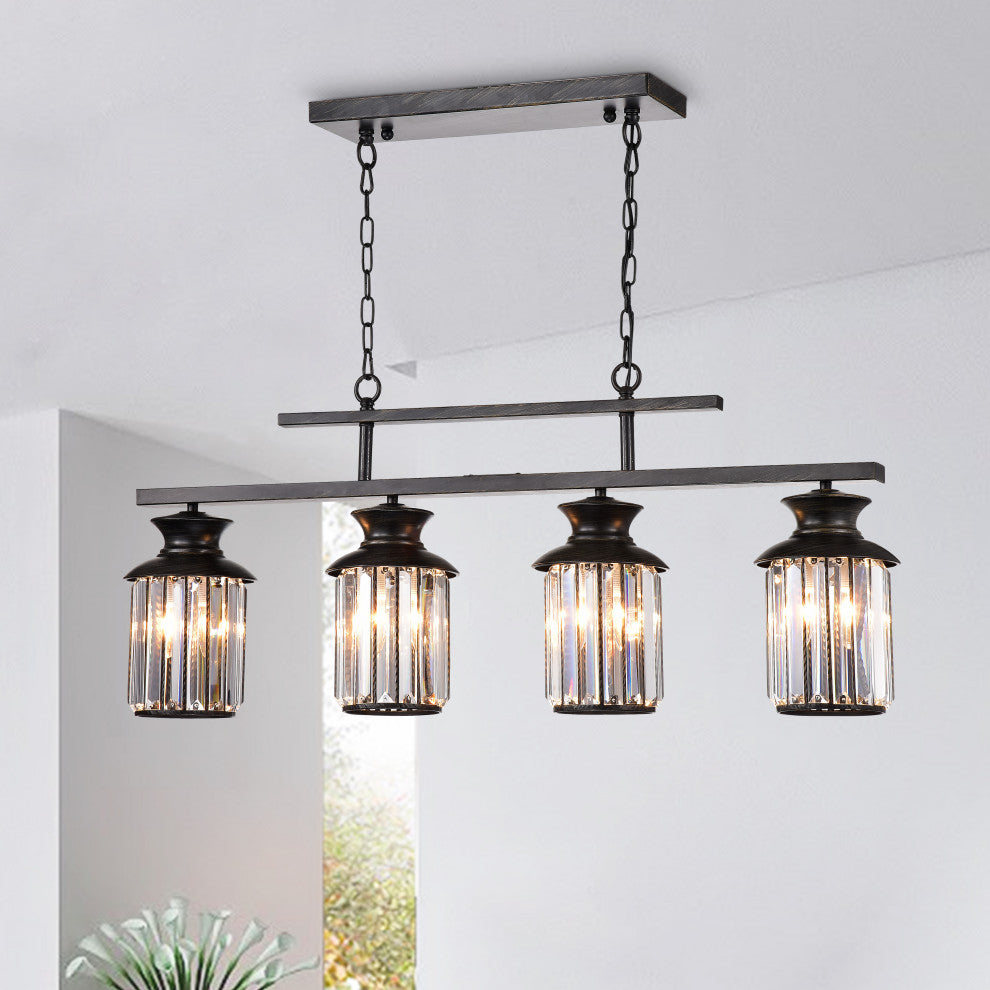 Aapo 4-Light Chandelier for Kitchen, Living/Dining Room, Foyer Bedroom