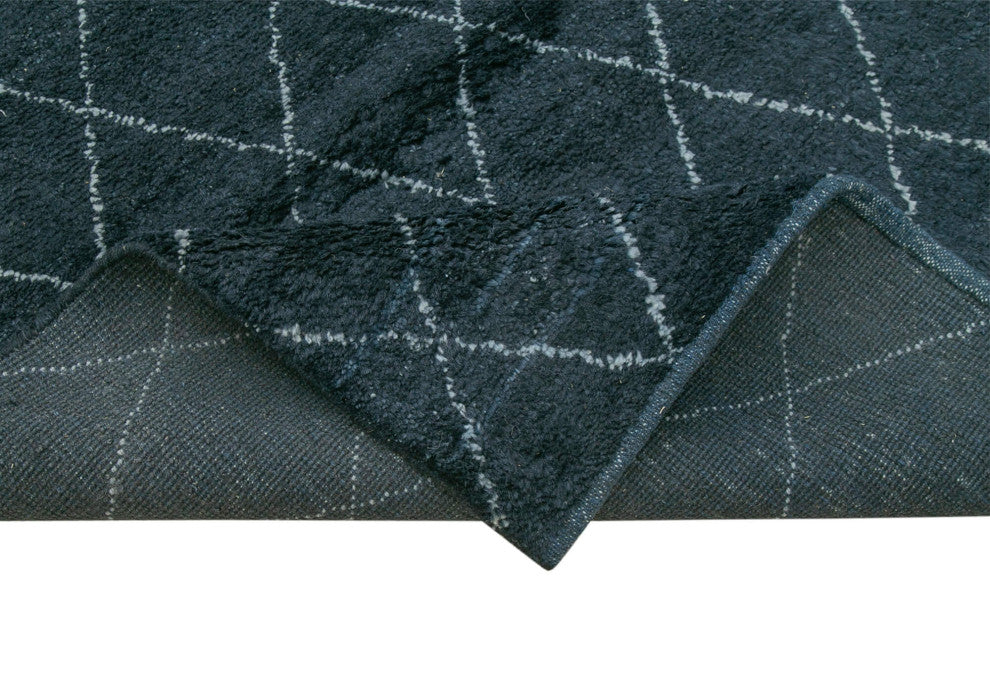 Rug N Carpet - Handmade Unique 9' 1'' x 12' 2'' Moroccan Area Rug
