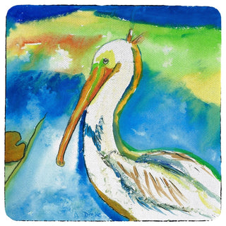 White Pelican Coaster - 3 Sets of 4 (12 Total)