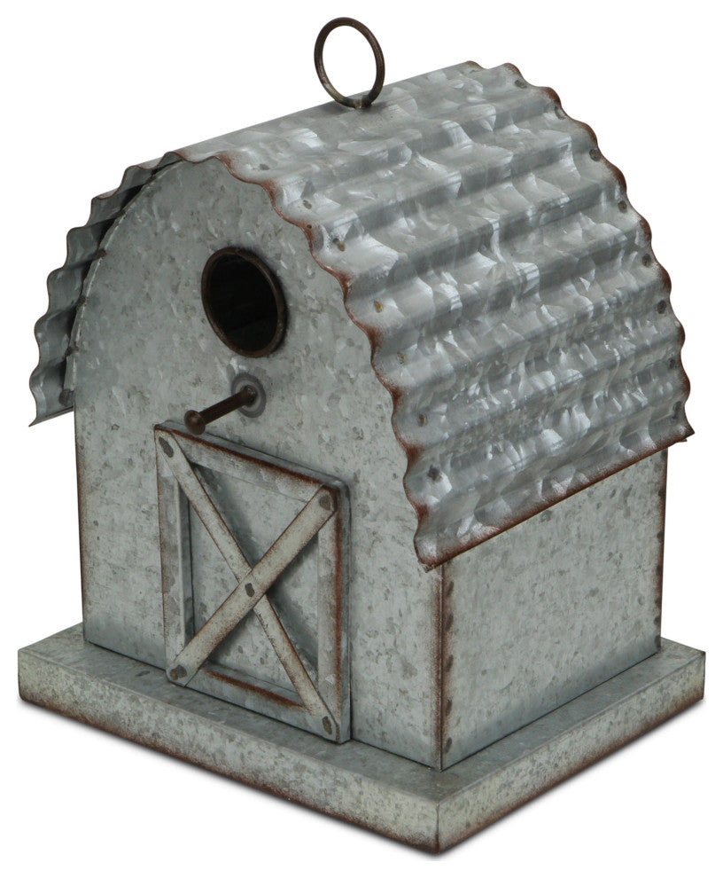 Metal Hanging Birdhouse Decor