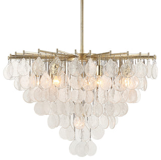 Uttermost 21583 Goccia 8 Light 38"W Waterfall Chandelier - Goccia