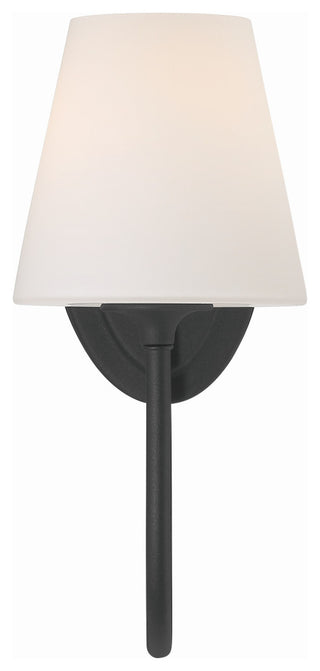 Juno 1-Light Black Forged Wall Mount