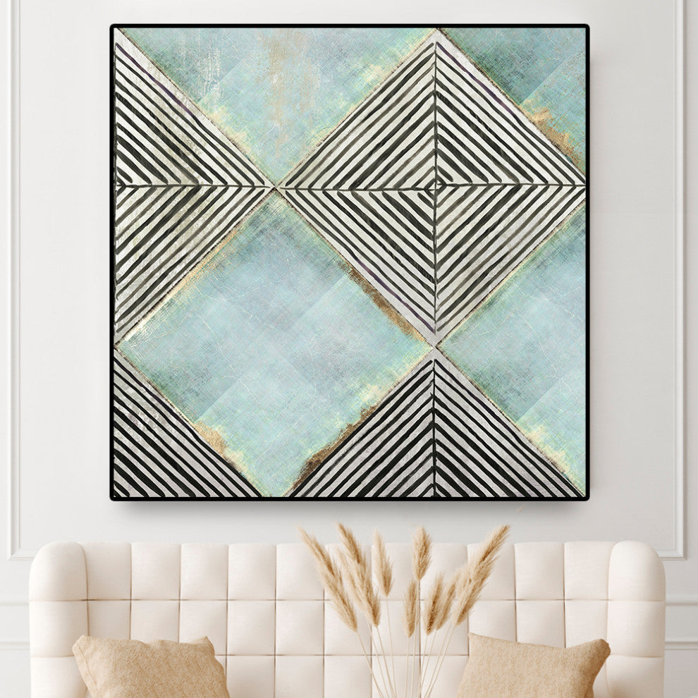 "Revival" Oversized Framed Canvas, 45" x 45"