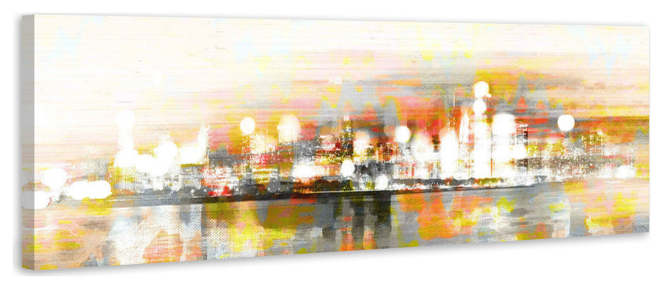 "Hong Kong" Fine Art Canvas Print, 30"x10"