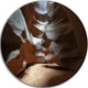 Antelope Canyon Dark Inside, Landscape Photo Disc Metal Wall Art, 11"