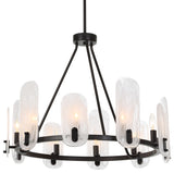 Uttermost Ellipse 10 Light Dark Bronze Chandelier