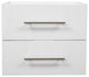 Napa 30" Modern Floating Bathroom Vanity With Round Handles Cabinet Only, Glossy White