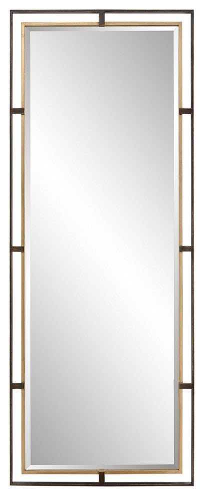 Uttermost Carrizo Tall Bronze & Gold Mirror 09776