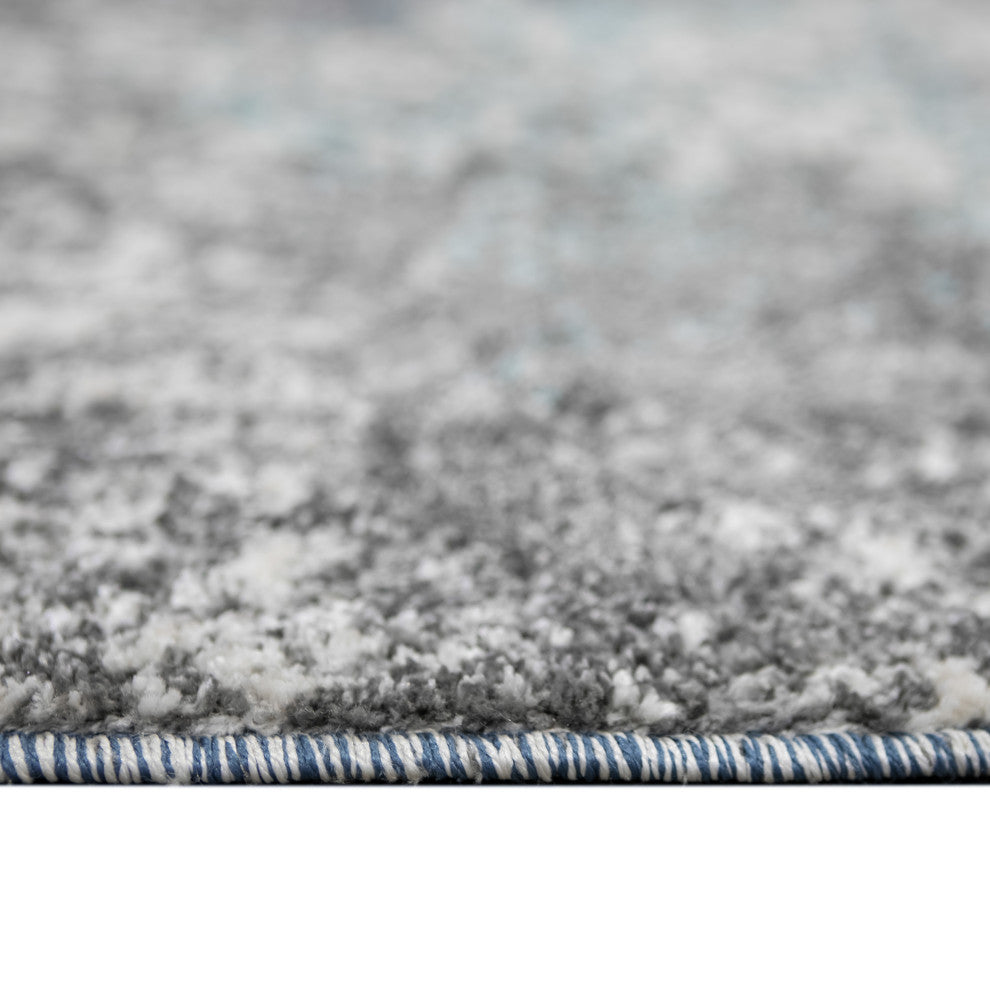 Yasmin Deva Area Rug, Blue, 9' x 13', Abstract