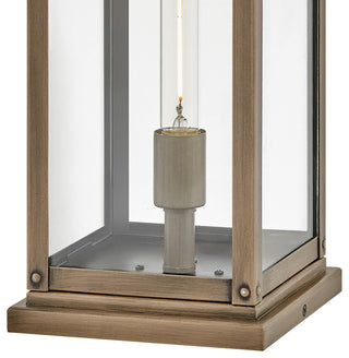 Hinkley Max Medium Pier Mount Lantern, Burnished Bronze